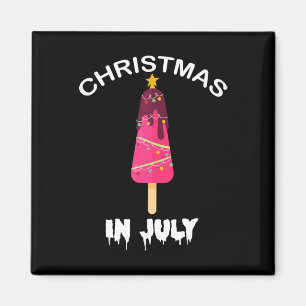 Christmas In July Popsicle Christmas Tree Summer Magnet