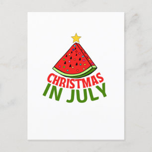 CHRISTMAS IN JULY POSTCARD
