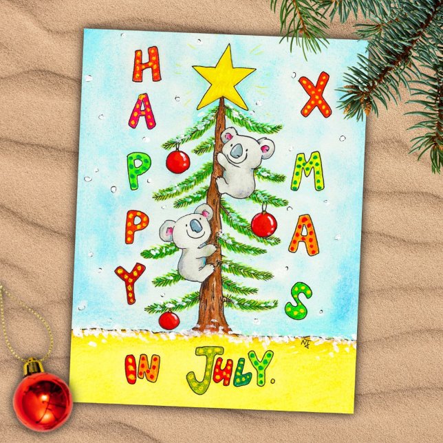 Christmas in July postcard (Creator Uploaded)