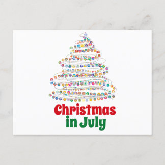 CHRISTMAS IN JULY POSTCARD