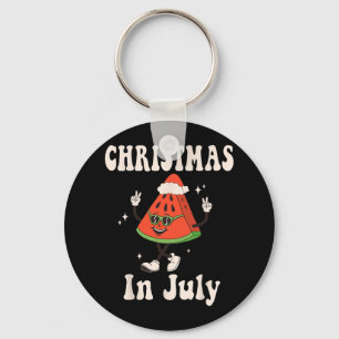 Christmas In July Retro Watermelon Kids Boys Toddl Key Ring