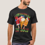 Christmas In July Santa Beach Summer With Gnomies  T-Shirt<br><div class="desc">Christmas In July Santa Beach Summer With Gnomies Vacation</div>