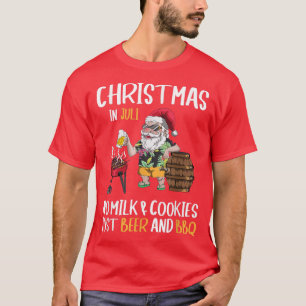 Christmas In July Santa Claus Goes On Holiday Barb T-Shirt