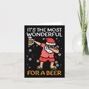 Christmas In July Santa Most Wonderful Funny Summe Card
