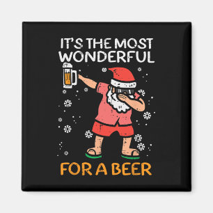 Christmas In July Santa Most Wonderful Funny Summe Magnet