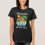 Christmas In July  Santa Surfing Summer Beach Vaca T-Shirt<br><div class="desc">Christmas In July  Santa Surfing Summer Beach Vacation 9</div>