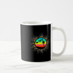 Christmas In July Santa Tropical Sun Fun Coffee Mug