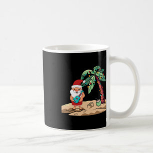 Christmas In July Santa With Ukulele On Hawaiian B Coffee Mug