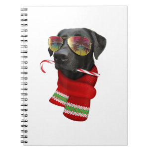 Christmas in July Shirt Labrador Sunglasses Dog Lo Notebook