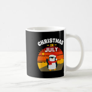Christmas In July Shirt Summer Pinguin Christmas I Coffee Mug