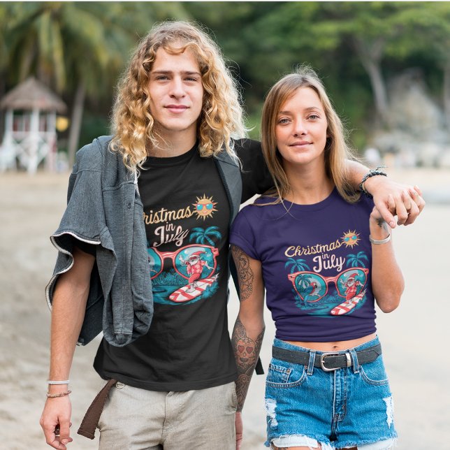 Christmas In July Shirt, Summer Santa Claus  T-Shirt (Creator Uploaded)