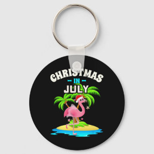 Christmas In July Shirts For Women Men Kids Pink F Key Ring