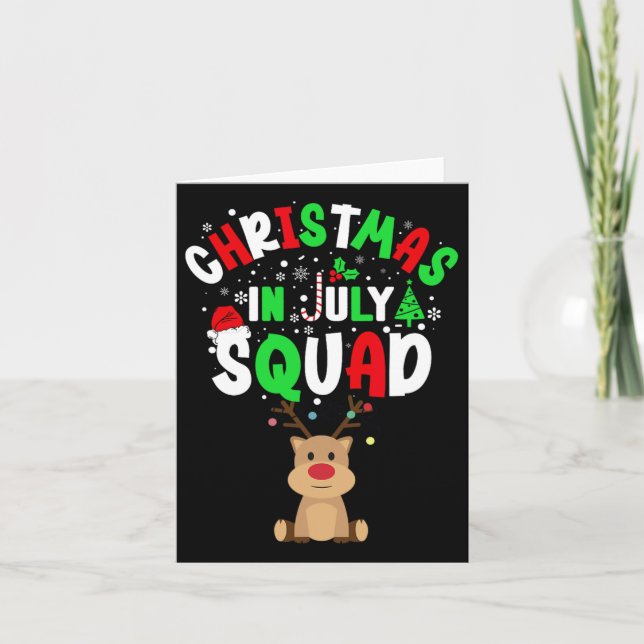 Christmas In July Squad 1  Card (Front)