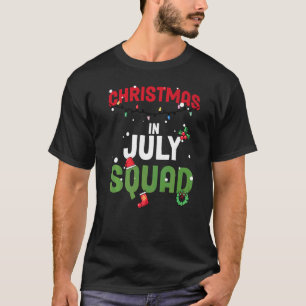 Christmas In July Squad Birthday Xmas Party Hawaii T-Shirt