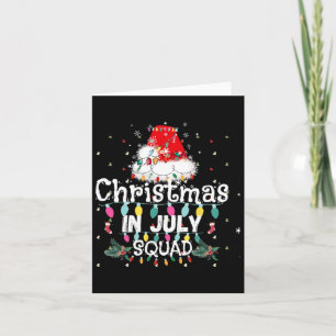 Christmas In July Squad Card
