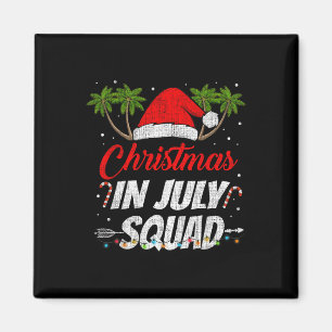 Christmas In July Squad Funny Summer Xmas Men Wome Magnet