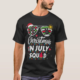 Christmas In July Squad Funny Summer Xmas Men Wome T-Shirt