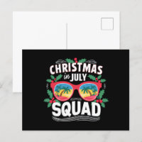 Christmas In July Squad Sunglasses Summer Beach
