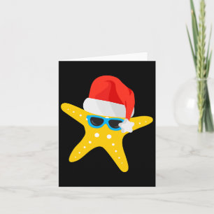 Christmas In July Star Santa Hat Card