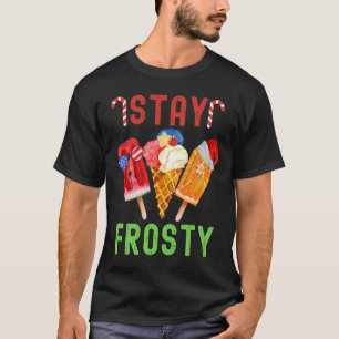 Christmas In July Stay Frosty Summer Hawaiian Chri T-Shirt