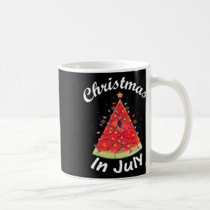 Christmas In July Summer Design Melon Christmas Tr Coffee Mug