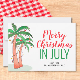 Christmas in July Summer Party Invitation