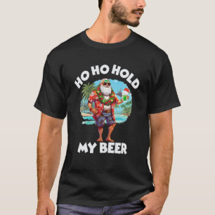 Christmas in July Summer Santa Sunglasses Ho Ho Ho T-Shirt