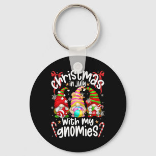 Christmas In July Summer Vacation Hanging With My Key Ring