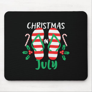 Christmas In July Summer Xmas Decoration Men Women Mouse Pad