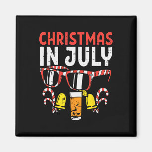 Christmas In July Sungles Drink Summer Xmas Men Wo Magnet