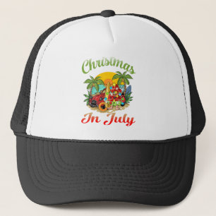 Christmas in July Surfing Summer Watermelon Trucker Hat