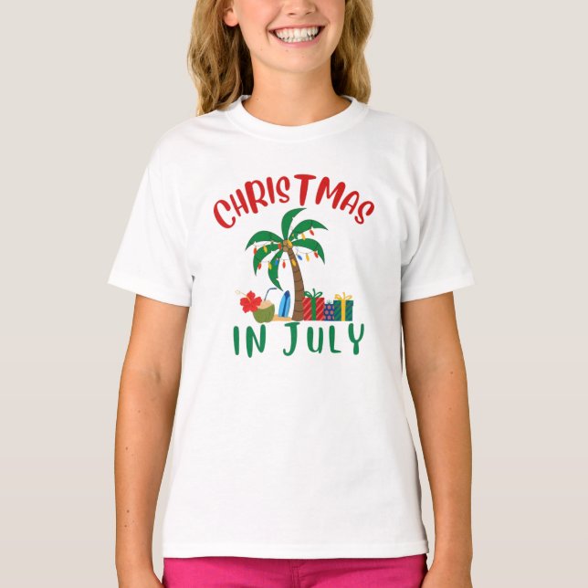 Christmas In July T-Shirt (Front)