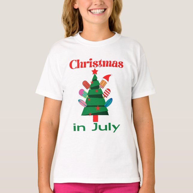 Christmas in july T-Shirt (Front)