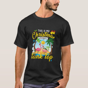 Christmas In July Tank Top Funny Beach Summer Chri
