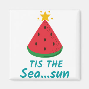 CHRISTMAS IN JULY TIS THE SEASON MAGNET