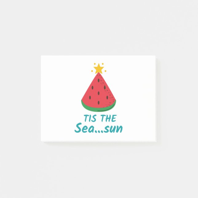 CHRISTMAS IN JULY TIS THE SEASON POST-IT NOTES (Front)