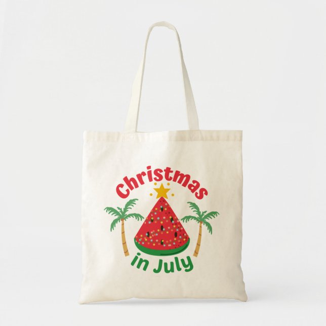 CHRISTMAS IN JULY TOTE BAG (Front)