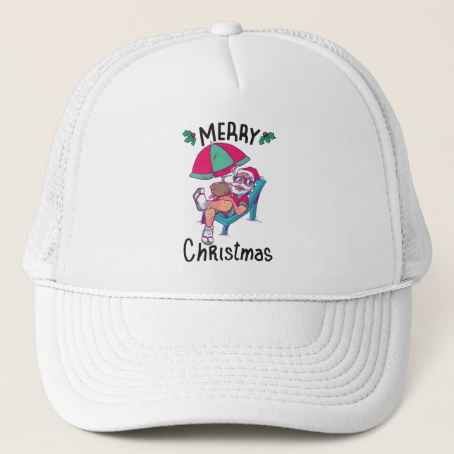 Christmas in July Trucker Hat (Front)