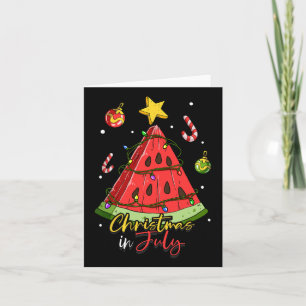 Christmas In July Watermelon 1 Card