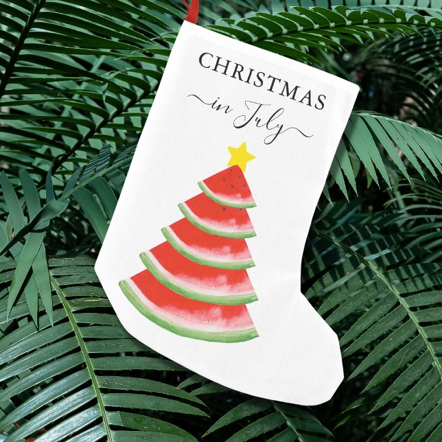 Christmas in July Watermelon Christmas Stocking (Creator Uploaded)