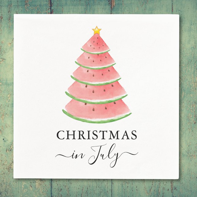 Christmas in July Watermelon Napkin (Creator Uploaded)