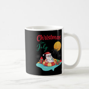 Christmas In July Watermelon Xmas Palm Summer Men  Coffee Mug