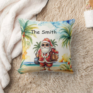 Christmas in July with Santa at Beach Cushion