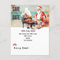 Christmas in July with SANTA CLAUS Save the date