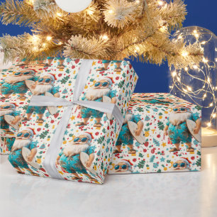 Christmas in July with SANTA CLAUS  Wrapping Paper