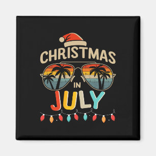 Christmas In July With Vintage Sungles For Summer Magnet