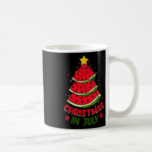 Christmas In July Women Men Kids Watermelon Xmas T Coffee Mug
