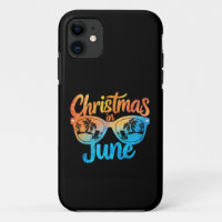 Christmas In June Sunglasses Funny Summer Vacation