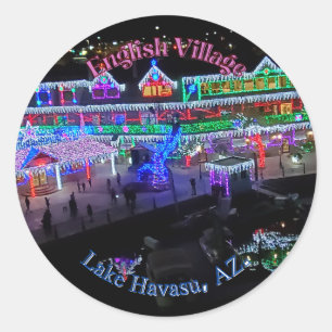Christmas in Lake Havasu Classic Round Sticker