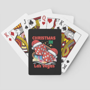 Christmas in Las Vegas Holiday Vibes Playing Cards